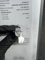 6.07 CT IGI Certified E VVS2 Lab Grown Oval Diamond Ring - Image 3