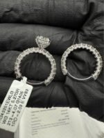 6.10 CTW E VVS2 Round Diamond Ring 💍 Solid 14K White Gold Gold ✅ IGI Certified Lab Created CVD 💎 - Image 3