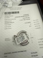 6.74 CTW E VS1 Radiant Cut Diamond Ring 💍 Solid 14K White Gold ✅ IGI Certified Lab Created CVD - Image 4