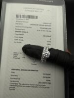 6.10 CTW E VVS2 Round Diamond Ring 💍 Solid 14K White Gold Gold ✅ IGI Certified Lab Created CVD 💎 - Image 2