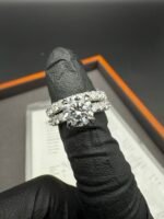 6.10 CTW E VVS2 Round Diamond Ring 💍 Solid 14K White Gold Gold ✅ IGI Certified Lab Created CVD 💎