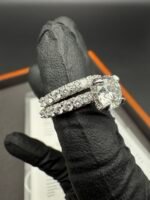 6.10 CTW E VVS2 Round Diamond Ring 💍 Solid 14K White Gold Gold ✅ IGI Certified Lab Created CVD 💎 - Image 4