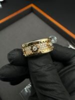 💍✨ Solid 14K Yellow Gold Spinning Diamond Ring – Approx. 2.5 CTW Lab Diamonds – Size 11 💎🔥 - Image 3