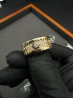 💍✨ Solid 14K Yellow Gold Spinning Diamond Ring – Approx. 2.5 CTW Lab Diamonds – Size 11 💎🔥 - Image 2