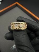 💍✨ Solid 14K Yellow Gold Spinning Diamond Ring – Approx. 2.5 CTW Lab Diamonds – Size 11 💎🔥 - Image 5