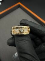 💍✨ Solid 14K Yellow Gold Spinning Diamond Ring – Approx. 2.5 CTW Lab Diamonds – Size 11 💎🔥 - Image 6