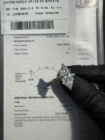 4.08 CT E VS1 Marquise Ring 14K Yellow Gold Hidden Halo + Diamond on Band - Image 6