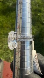 6.16 CTW Oval Lab-Grown Diamond Ring Set in Solid 14K White Gold - Image 2