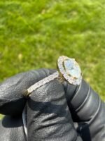 2.80 CTW Round Lab-Grown Diamond Ring in Solid 14K Yellow Gold - Image 3