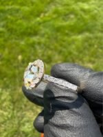 2.80 CTW Round Lab-Grown Diamond Ring in Solid 14K Yellow Gold - Image 4