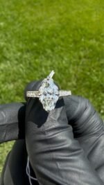 2.50 CTW Marquise Lab-Grown Diamond Ring in 14K White Gold - Image 4