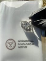8.07 CTW Marquise Lab-Grown Diamond Pendant in 925 Silver - Image 7