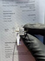 2.05 CT Radiant Lab-Grown Diamond Ring in Solid 14K Yellow Gold - Image 8