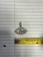 8.07 CTW Marquise Lab-Grown Diamond Pendant in 925 Silver - Image 8