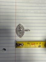 8.07 CTW Marquise Lab-Grown Diamond Pendant in 925 Silver - Image 9